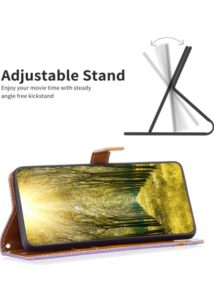 Xiaomi Redmi Note 13 Pro+ 5g Cüzdan Kılıf Kot Kot Doku Telefon Kapağı (Yurt Dışından)