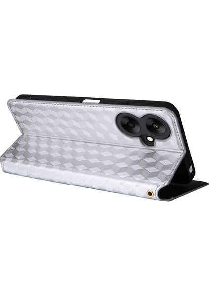 Xiaomi Redmi 13C 5g / Redmi 13R 5g / Poco M6 5g Manyetik Telefon Kılıfı Baskılı Rhombus Cover (Yurt Dışından) fırsatları