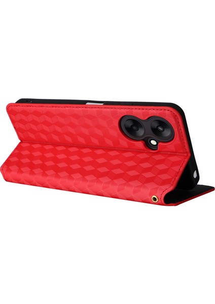 Xiaomi Redmi 13C 5g / Redmi 13R 5g / Poco M6 5g Manyetik Telefon Kılıfı Baskılı Rhombus Cover (Yurt Dışından) fırsatları