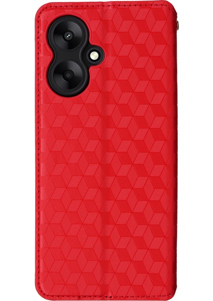 Xiaomi Redmi 13C 5g / Redmi 13R 5g / Poco M6 5g Manyetik Telefon Kılıfı Baskılı Rhombus Cover (Yurt Dışından) indirimleri