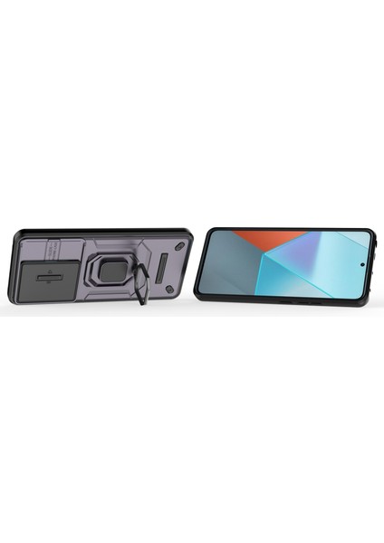 Xiaomi Redmi Note 13 Pro 5g Kickstand Case Slayt Lens Koruma Cep Telefonu Kapağı (Yurt Dışından) modelleri