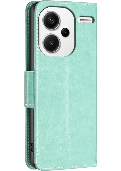 Xiaomi Redmi Note 13 Pro+ 5g Deri Kasa Cüzdan Standı (Yurt Dışından)