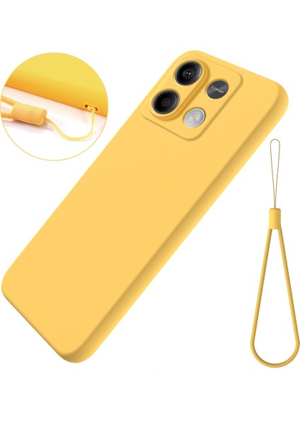 Xiaomi Redmi Note 13 5g Sıvı Silikon Ince Koruyucu Telefon Kapak Kayışı (Yurt Dışından)