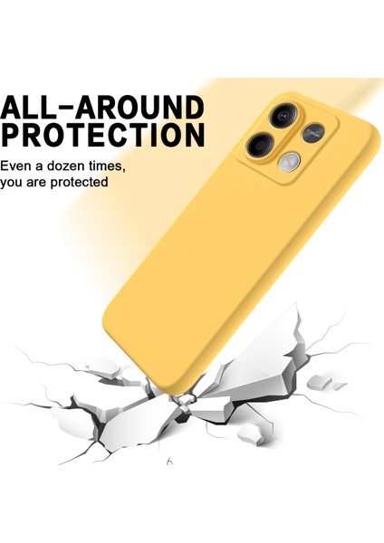 Xiaomi Redmi Note 13 5g Sıvı Silikon Ince Koruyucu Telefon Kapak Kayışı (Yurt Dışından)
