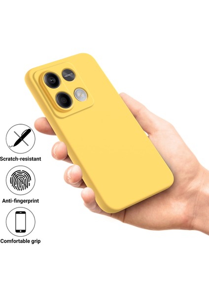 Xiaomi Redmi Note 13 5g Sıvı Silikon Ince Koruyucu Telefon Kapak Kayışı (Yurt Dışından)