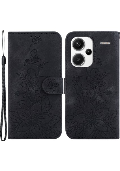 Xiaomi Redmi Note 13 Pro+ 5g Cüzdan Kılıfı Çiçek Manyetik Deri Folio Telefon Kapağı (Yurt Dışından)