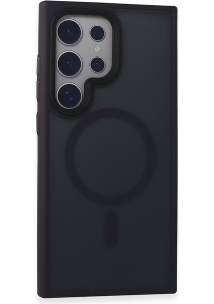 Samsung Galaxy S24 Ultra Kılıf Mat Trex Manyetik Şarj Kapak