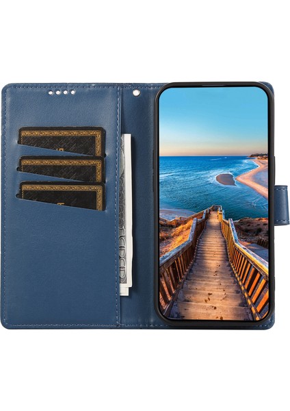 Xiaomi Redmi Note 13 Pro+ 5g Deri Kapak Cüzdan ile Basılmış (Yurt Dışından)