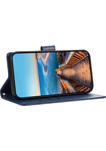 Xiaomi Redmi Note 13 Pro+ 5g Deri Kapak Cüzdan ile Basılmış (Yurt Dışından)