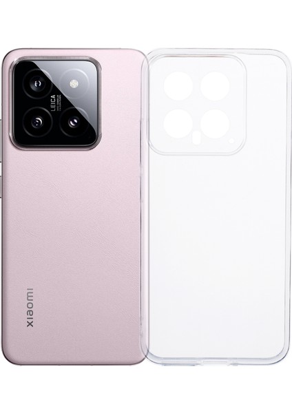Xiaomi 14 Cep Telefonu Kılıfı Tpu Arka Kabuğu Temizleyin (Yurt Dışından)