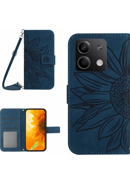 Xiaomi Redmi Note 13 4g Manyetik Telefon Kılıfı Deri Kapağı (Yurt Dışından)