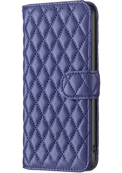 Xiaomi Redmi Note 13 Pro 5g Rhombus Case Pu Deri Folio Flip Cover (Yurt Dışından)