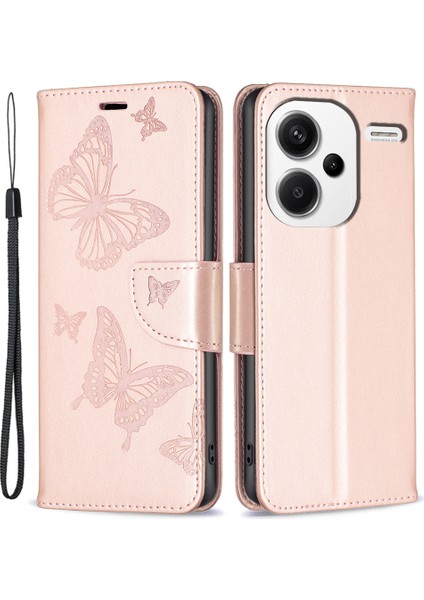 Xiaomi Redmi Note 13 Pro+ 5g Deri Kasa Cüzdan Standı (Yurt Dışından)