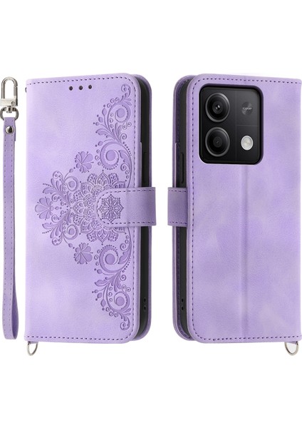 Xiaomi Redmi Note 13 5g Deri Telefon Kılıfı 2 Kayış (Yurt Dışından)