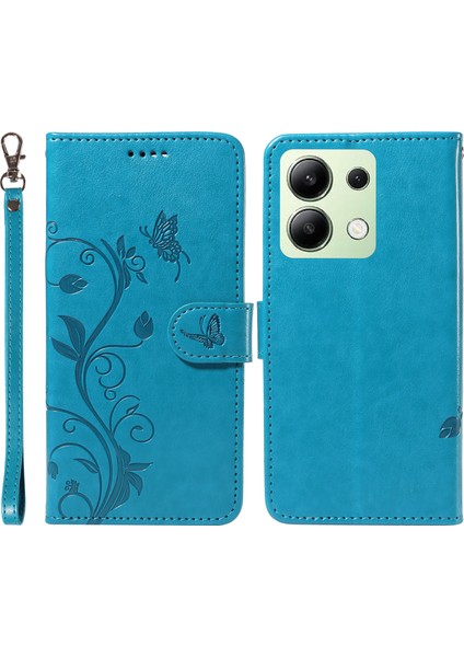 Xiaomi Redmi Note 13 4g Deri Kılıf Çiçek Cüzdan Telefon Kapağı (Yurt Dışından)
