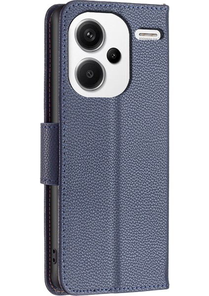 Xiaomi Redmi Note 13 Pro+ 5g Cüzdan Pu Deri Litchi Doku Ders Telefon Kapağı (Yurt Dışından)