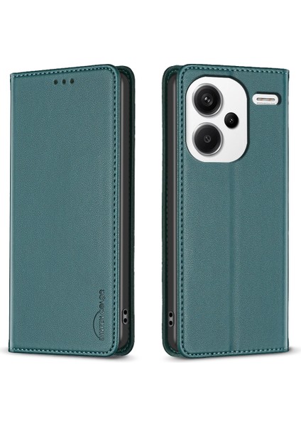 Xiaomi Redmi Note 13 Pro+ 5g Deri Telefon Kılıfı Kapak Kartı Tutucu Stand (Yurt Dışından)