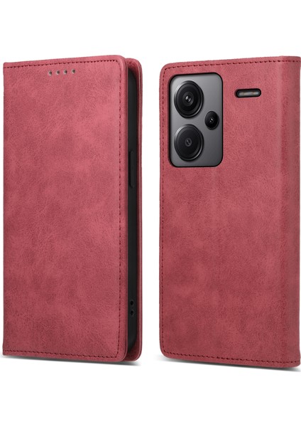 Xiaomi Redmi Note 13 Pro+ 5g Deri Kasa Cüzdan Kapağı (Yurt Dışından)
