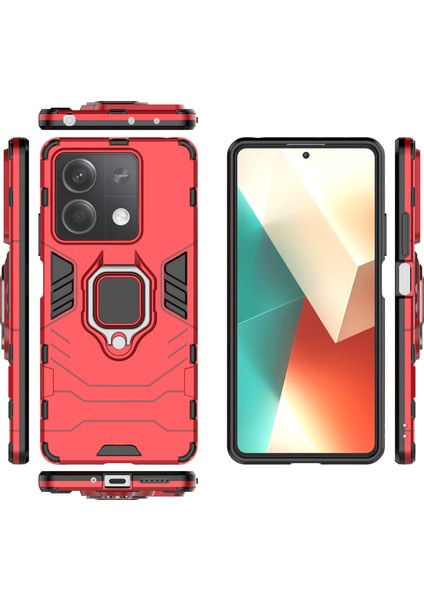 Xiaomi Redmi Note 13 5g Telefon Kılıfı Önleme Anti-Drop Cover Kickstand (Yurt Dışından)