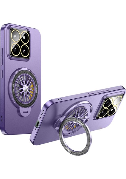 Xiaomi 14 Koruyucu Telefon Kılıfı Dönen Gyro Kickstand Pc Kılıfı (Yurt Dışından)