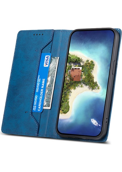 Xiaomi Redmi Note 13 5g Manyetik Kapanış Cüzdan Telefon Kapağı (Yurt Dışından)