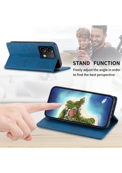 Xiaomi Redmi Note 13 5g Manyetik Kapanış Cüzdan Telefon Kapağı (Yurt Dışından)