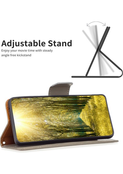 Xiaomi Redmi Note 13 Pro 5g Pu Deri Stand Kapağı Litchi Dokusu (Yurt Dışından)