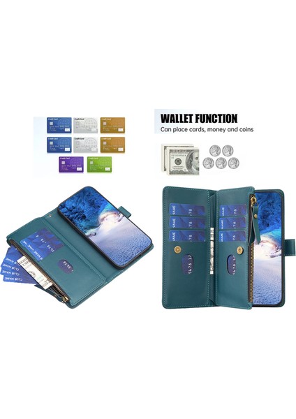 Xiaomi Redmi Note 13 Pro+ 5g Deri Cüzdan Kılıfı Zipper Cep Stand Telefon Kapağı (Yurt Dışından) indirimleri