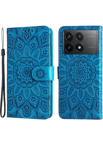 Xiaomi Poco X6 Pro 5g Cüzdan Baskılı Pu Deri Telefon Stand Kapağı (Yurt Dışından)