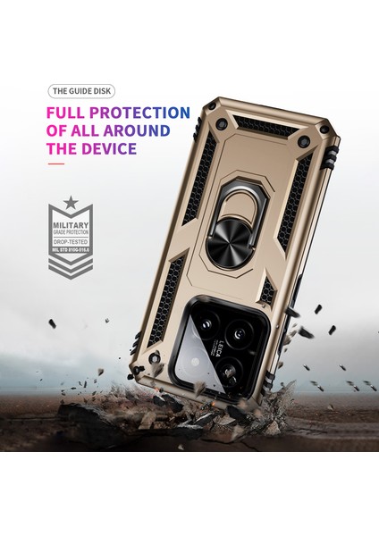 Xiaomi 14 Damla Geçirmez Kasa Pc+Tpu Telefon Geri Kapak Yüzüğü Kickstand (Yurt Dışından) fırsatları