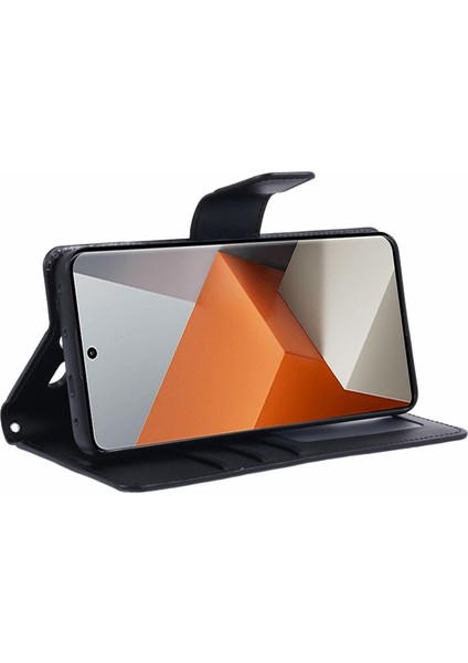 Xiaomi Redmi Note 13 Pro+ 5g Pu Deri Cüzdan Telefon Stand Kapağı (Yurt Dışından) modelleri