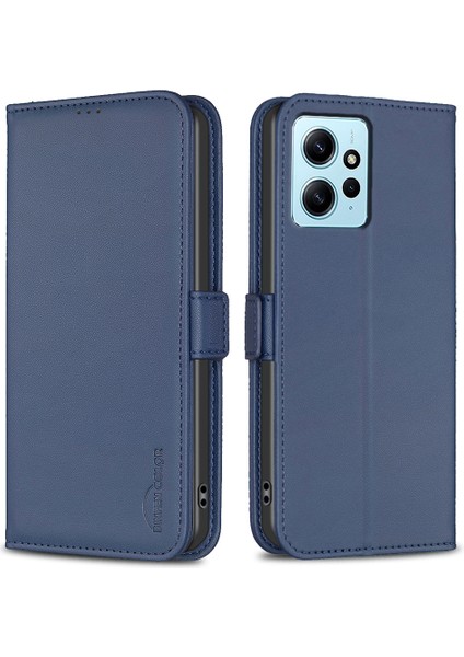 Xiaomi Redmi Note 12 4g Deri Telefon Kasası Manyetik Toka Cüzdanı (Yurt Dışından)