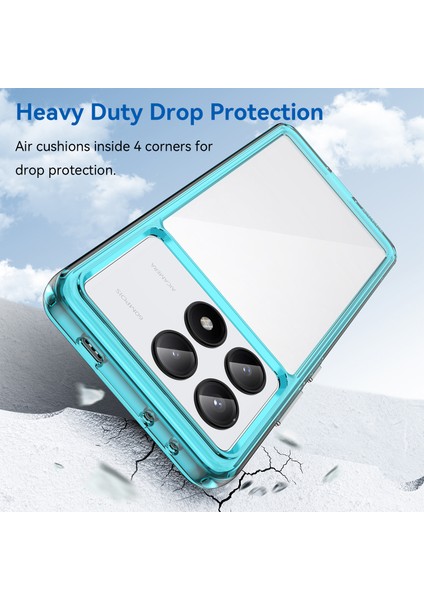 Xiaomi Poco X6 Pro 5g Şok Emme Tpu+Akrilik Koruyucu Arka Kabuk (Yurt Dışından) modelleri