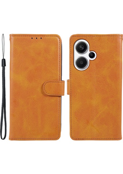 Xiaomi Redmi Note 13 Pro+ 5g Pu Deri Cüzdan Stand Ince Telefon Kapağı (Yurt Dışından)