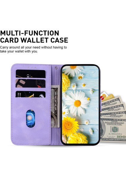 Xiaomi Redmi Note 13 5g Çiçek Deri Kılıf Cüzdan Kapağı (Yurt Dışından)