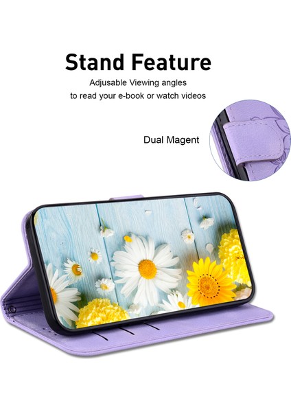 Xiaomi Redmi Note 13 5g Çiçek Deri Kılıf Cüzdan Kapağı (Yurt Dışından)