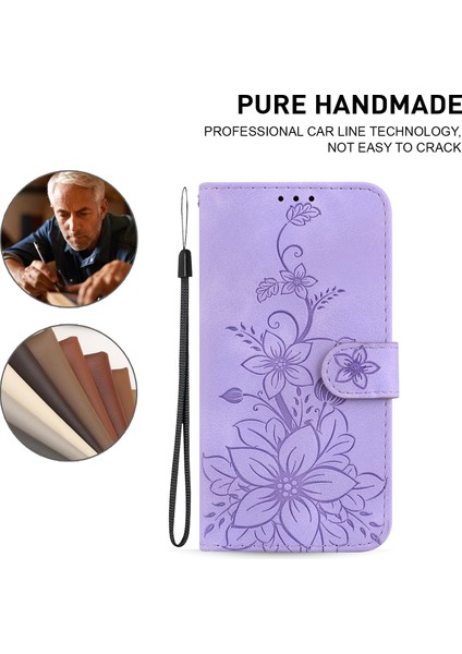Xiaomi Redmi Note 13 5g Çiçek Deri Kılıf Cüzdan Kapağı (Yurt Dışından)
