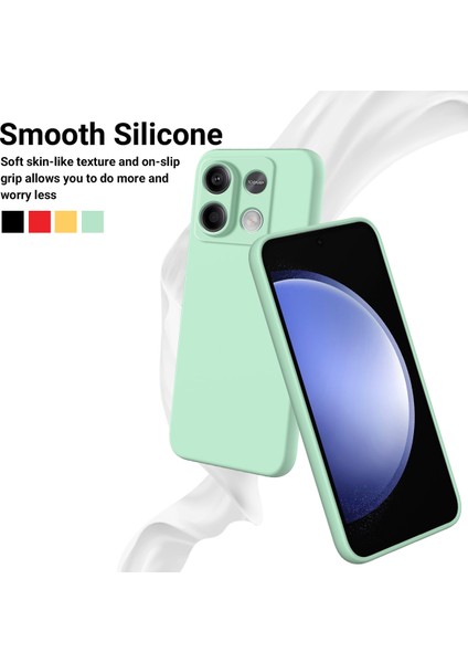 Xiaomi Redmi Note 13 5g Sıvı Silikon Ince Koruyucu Telefon Kapak Kayışı (Yurt Dışından)
