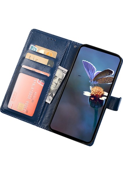 Xiaomi Redmi Note 13 Pro 5g Çılgın At Doku Cüzdan Telefon Koruyucu (Yurt Dışından)