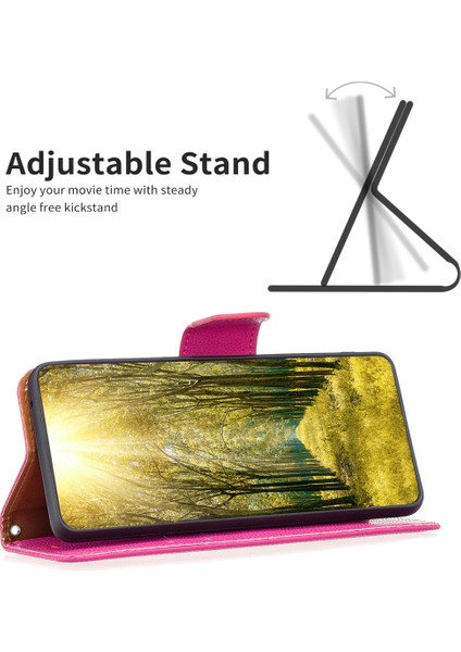 Xiaomi Redmi Note 13 Pro 5g Pu Deri Stand Kapağı Litchi Dokusu (Yurt Dışından)