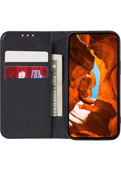 Xiaomi 14 Çapraz Doku Manyetik Otomatik Kapanan Damla Korumalı Telefon Kapağı (Yurt Dışından) fiyatları