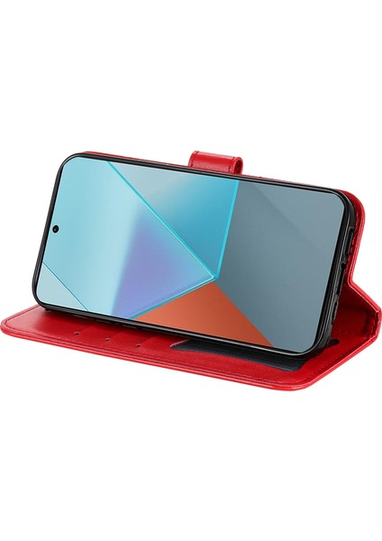 Xiaomi Redmi Note 13 Pro 5g Cüzdan Kılıfı Strap Blossoming Çiçek Deri Stand Kapağı (Yurt Dışından)