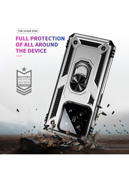 Xiaomi 14 Damla Geçirmez Kasa Pc+Tpu Telefon Geri Kapak Yüzüğü Kickstand (Yurt Dışından) fırsatları