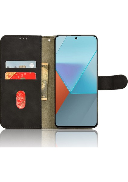 Xiaomi Redmi Note 13 5g Deri Kılıf Cüzdan Telefon Kapağı (Yurt Dışından)