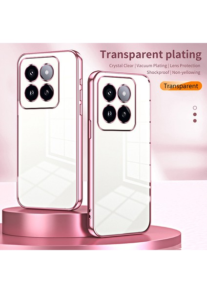 Xiaomi 14 Pro Electoleating Yumuşak Tpu Koruyucu Arka Kabuk (Yurt Dışından) fiyatları