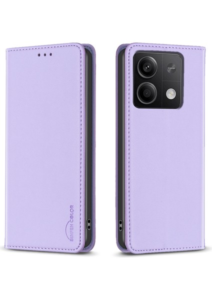 Xiaomi Redmi Note 13 5g Deri Kapak Manyetik Kapatma Flip Telefon Kılıfı (Yurt Dışından)