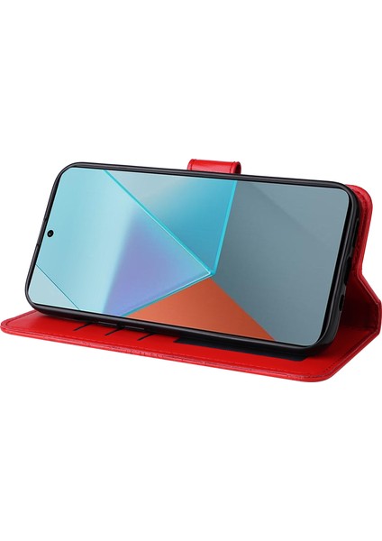 Xiaomi Redmi Note 13 Pro 5g Cüzdan Kılıfı Strap Deri Telefon Kapak Standı (Yurt Dışından) modelleri
