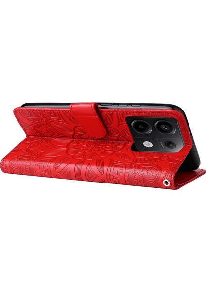 Xiaomi Redmi Note 13 Pro 5g Cüzdan Kılıfı Strap Deri Telefon Kapak Standı (Yurt Dışından) fırsatları