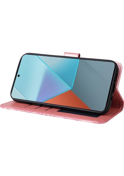 Xiaomi Redmi Note 13 Pro 5g Cüzdan Kılıfı Strap Deri Telefon Kapak Standı (Yurt Dışından) modelleri