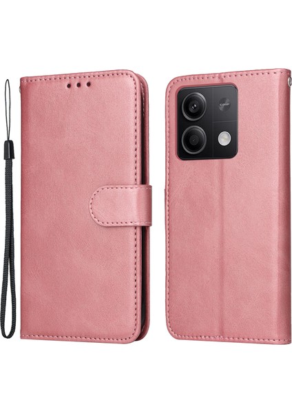 Xiaomi Redmi Note 13 5g Stand Deri Telefon Kapağı Cüzdan Kayış (Yurt Dışından)
